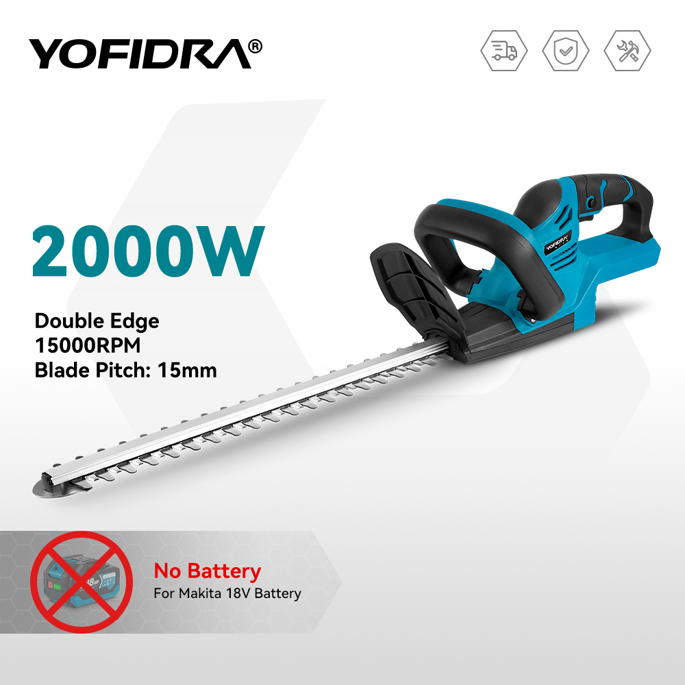 Gardening Tools Edger - YOFIDRA 2000W 15000RPM Electric Hedge Trimmer