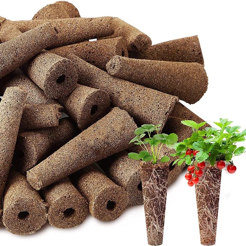 Seed Starter Trays - 100Pcs Seed Grow Sponges Replacement Root