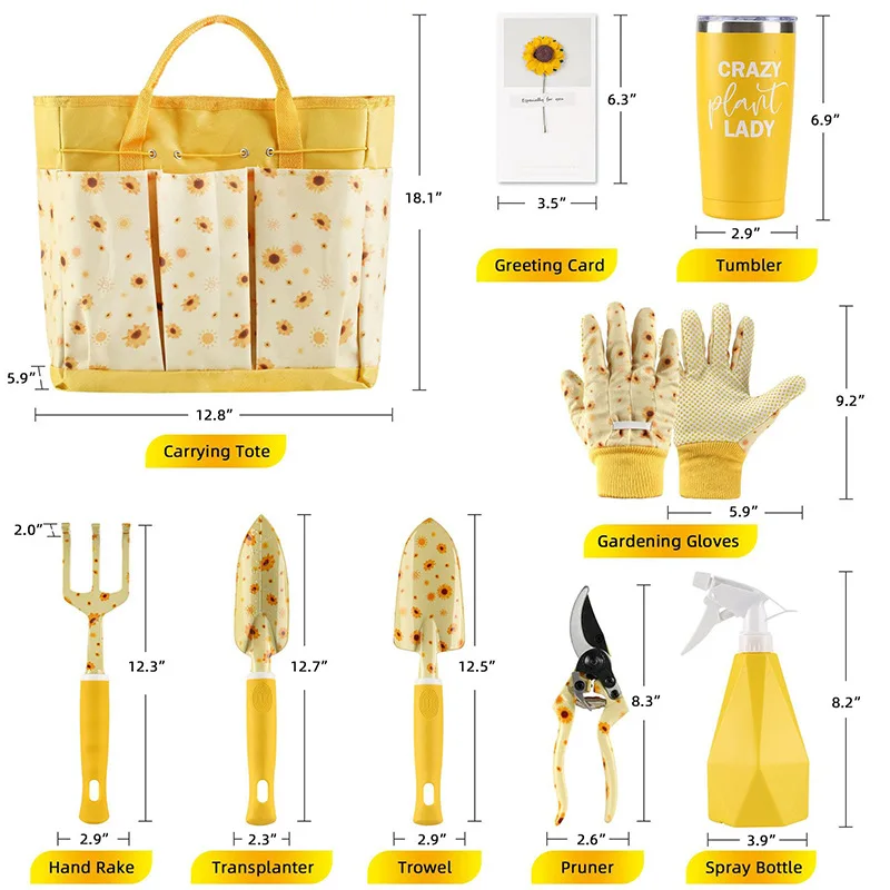 Gardening Tools For Women - Durable Garden Tool Set Ladies Cute