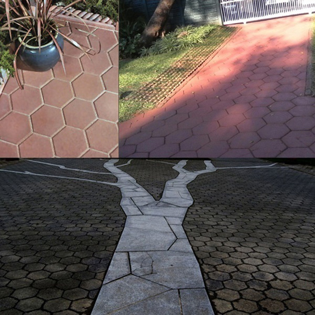 Gardening Tool Diy - 7 Grid Garden Pavement Mold DIY