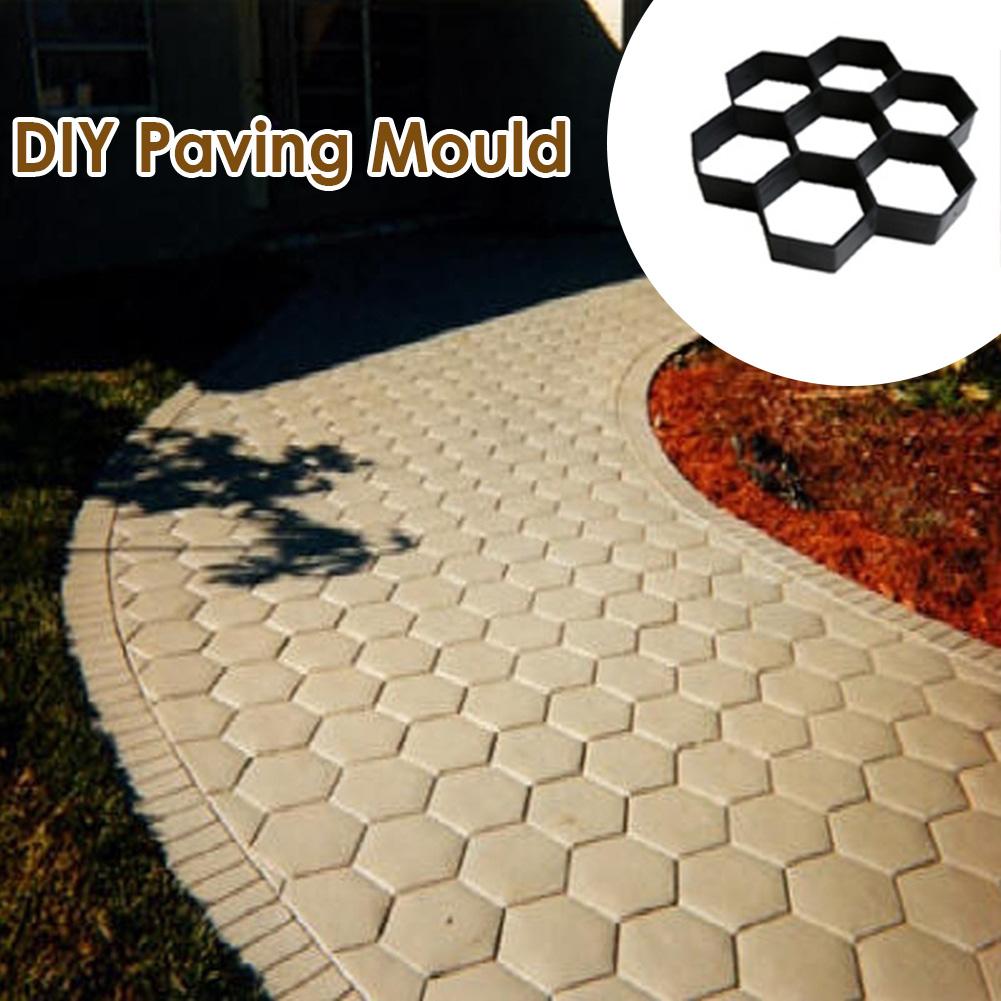 Gardening Tool Diy - 7 Grid Garden Pavement DIY Manually