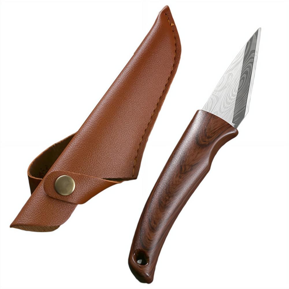 Gardening Tools For Beginners - Sharp Grafting Knife with Wooden Handle