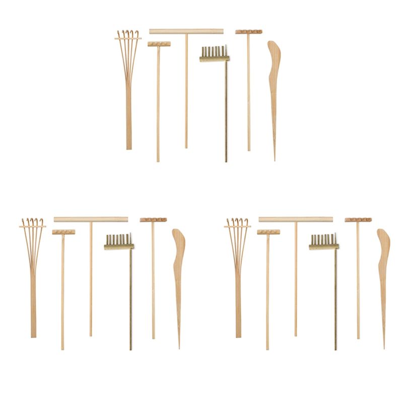 Zen Gardening Tools - AT29-3X Mini Japanese Zen Garden Rake