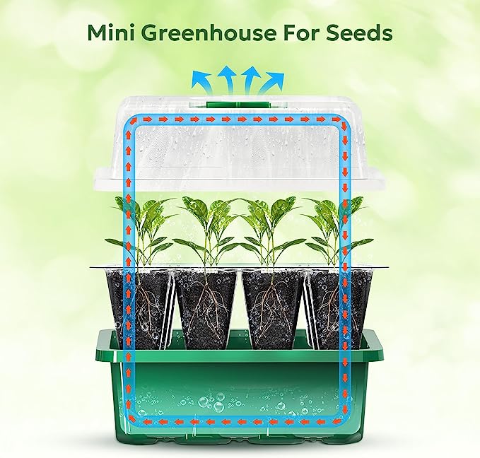 4 Pack of 40 Grids Seed Starte - Seed Starter Trays ulasan dan harga