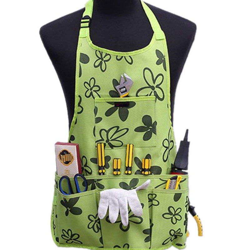 Garden Work Apron with Pockets - Gardening Tools For Women ulasan dan harga