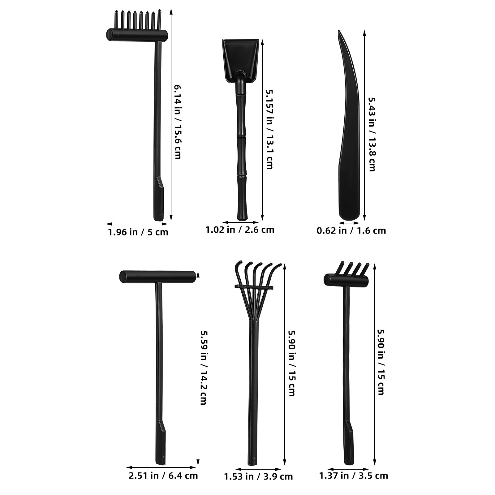 6Pcs Mini Zen Garden Sand Rake - Zen Gardening Tools ulasan dan harga