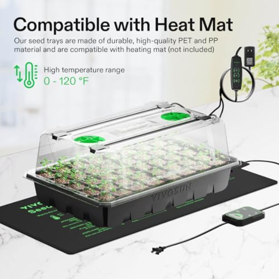 6-Pack Seed Starter Trays for  - Seed Starter Trays ulasan dan harga