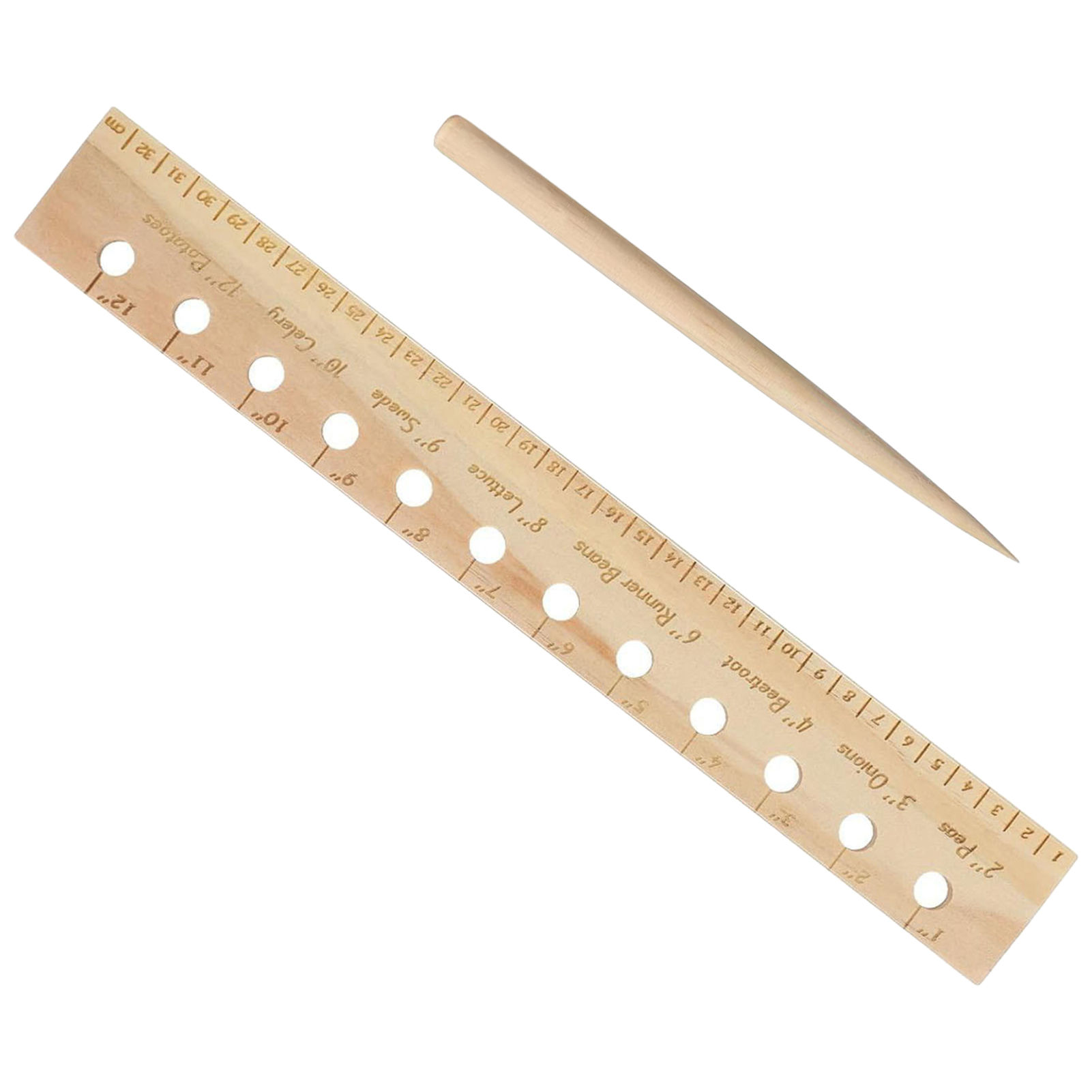 Solid Wood Planting Ruler for  - Gardening Tools For Beginners ulasan dan harga