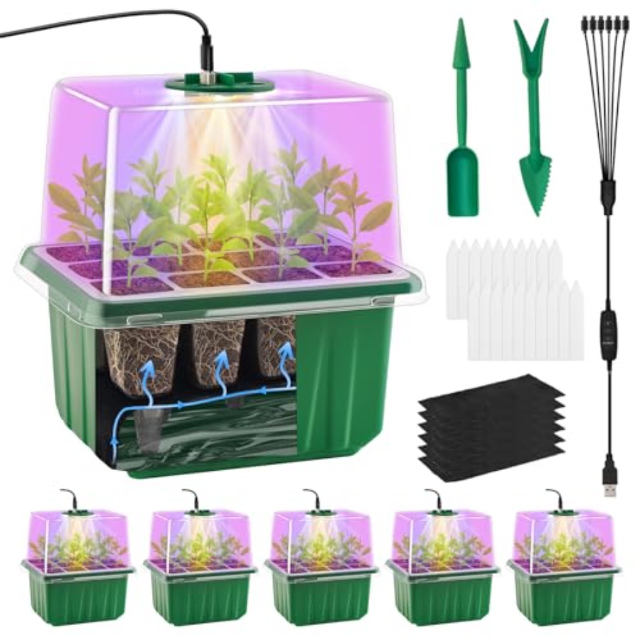 Seed Starter Tray with Light 6 - Seed Starter Trays ulasan dan harga