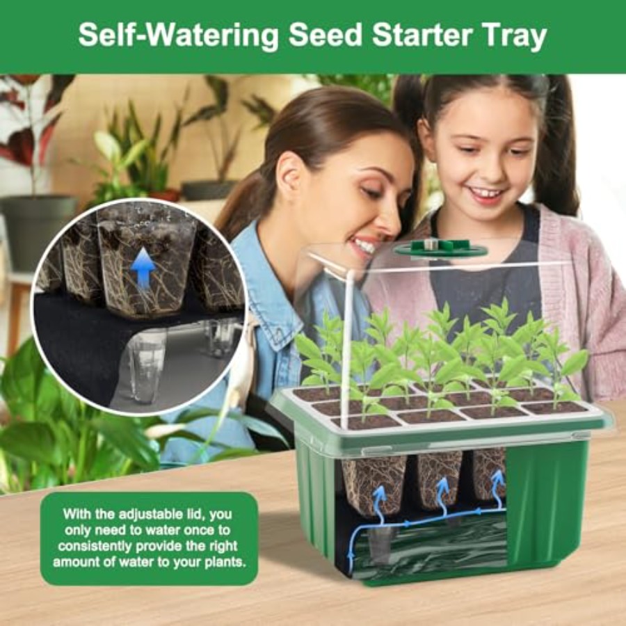 Seed Starter Tray with Light 6 - Seed Starter Trays ulasan dan harga