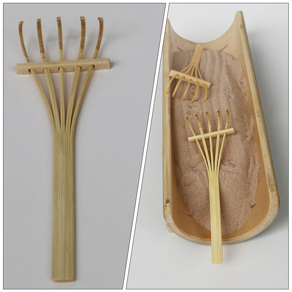 2Pcs Farm Sand Table Rake Acce - Zen Gardening Tools ulasan dan harga