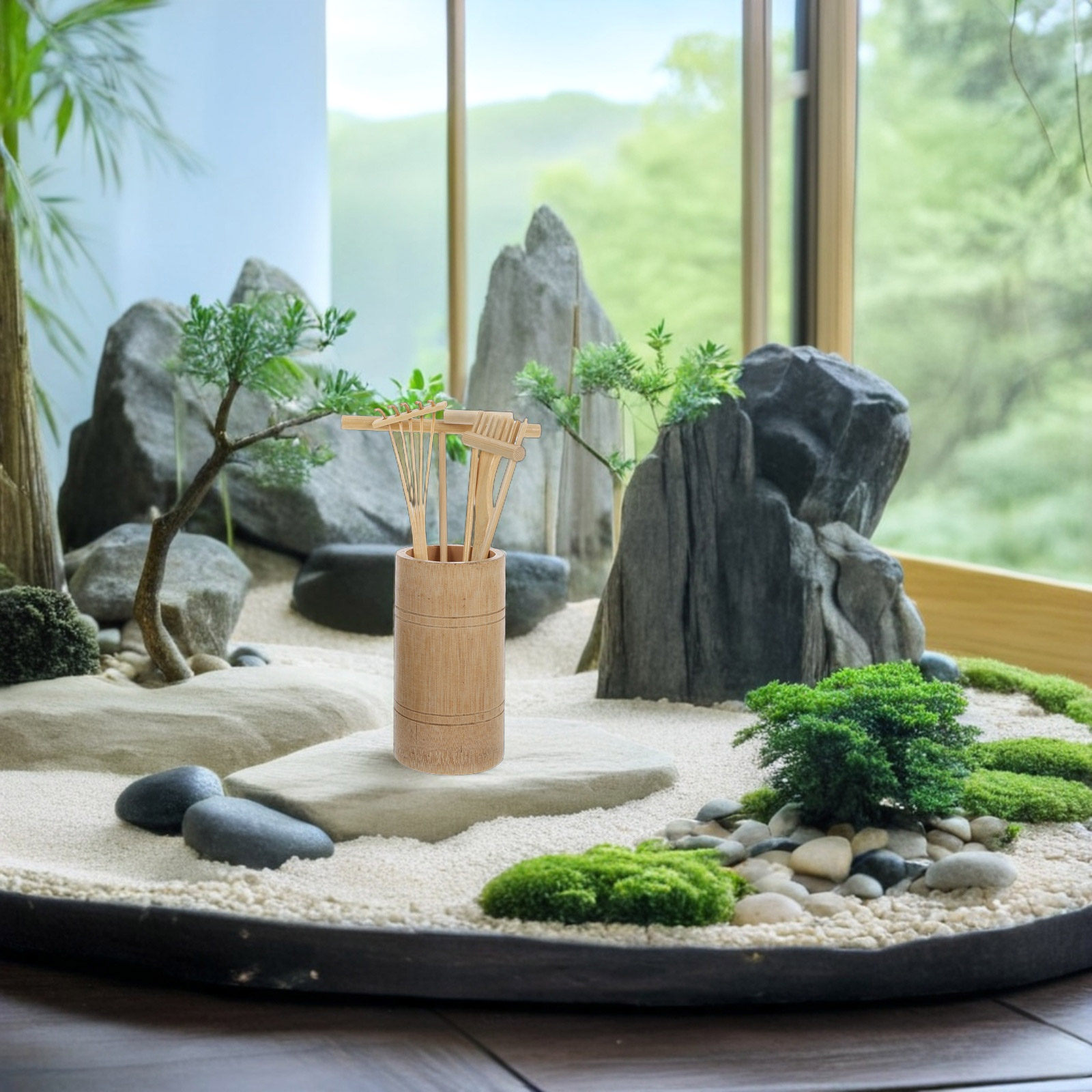 1Set Zen Sand Garden Rake Kit  - Zen Gardening Tools ulasan dan harga