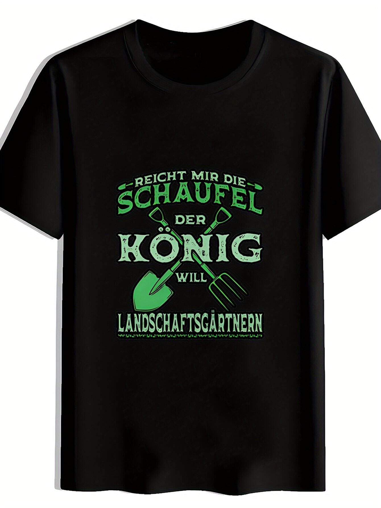 Men's Casual Short Sleeve T-Sh - Gardening Tools German ulasan dan harga
