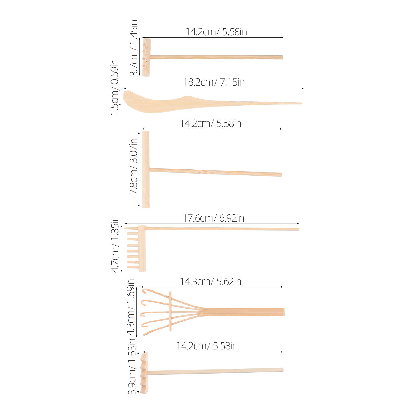 1Set Mini Zen Garden Rake Tool - Zen Gardening Tools ulasan dan harga