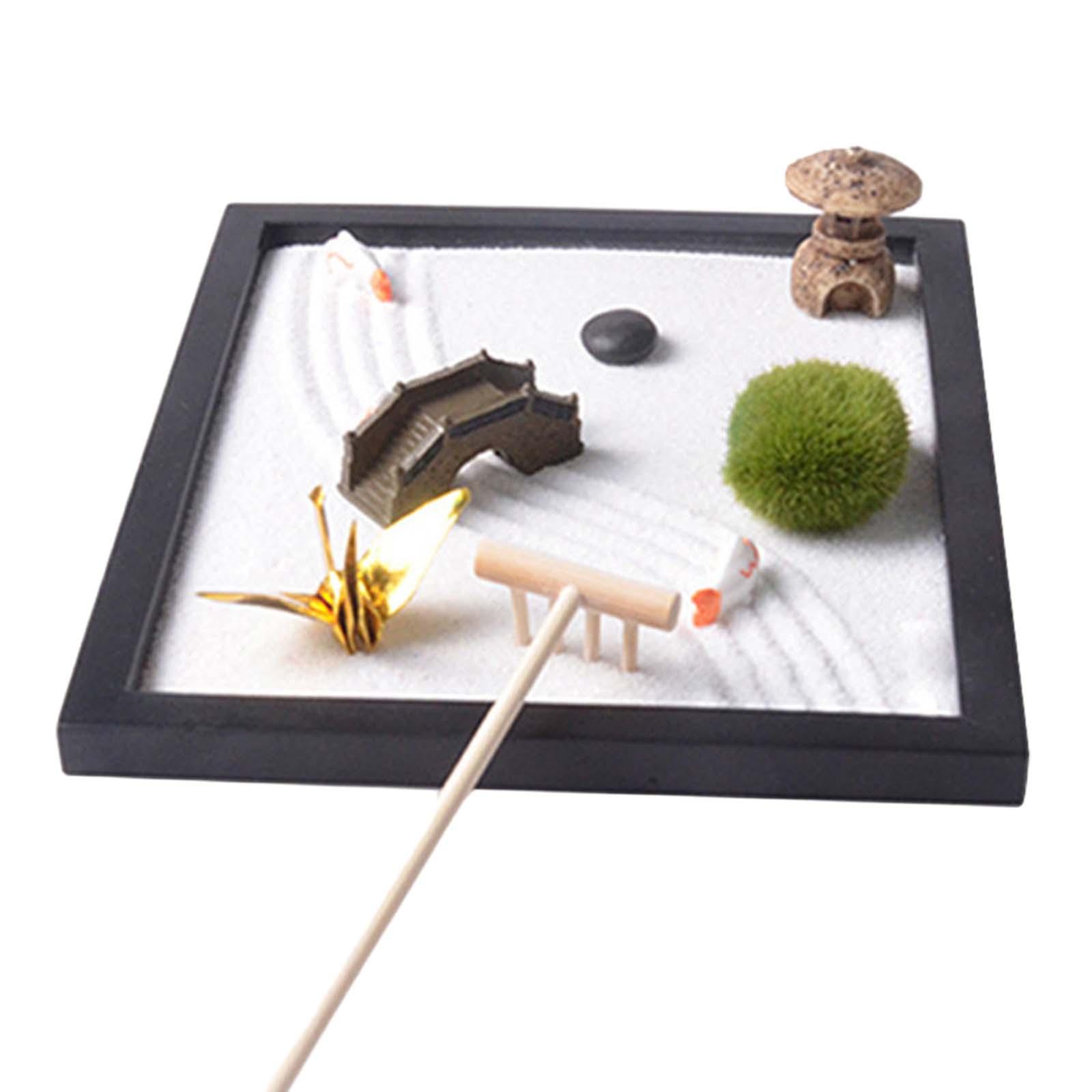 Zen Garden Sand Tray for Desk  - Zen Gardening Tools ulasan dan harga