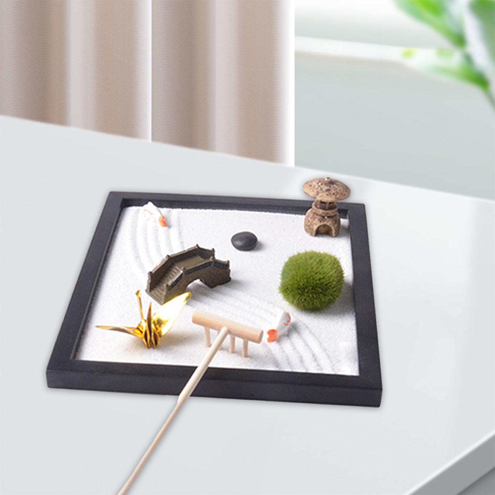 Zen Garden Sand Tray for Desk  - Zen Gardening Tools ulasan dan harga