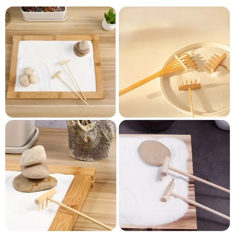 2026New 6PCS Mini Zen Garden R - Zen Gardening Tools ulasan dan harga