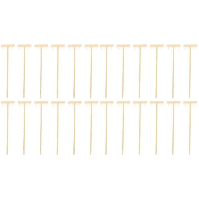 6pcs Mini Bamboo Rake Set for  - Zen Gardening Tools ulasan dan harga