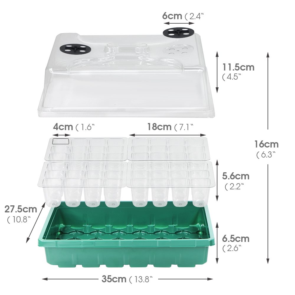 Warm Seedlings Box Heating Mat - Seed Starter Trays ulasan dan harga