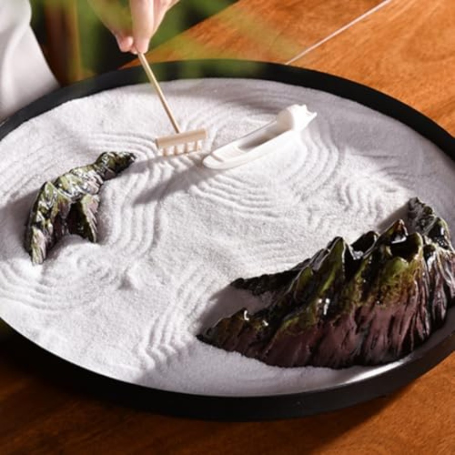 7pcs Miniature Tabletop Rock S - Zen Gardening Tools ulasan dan harga