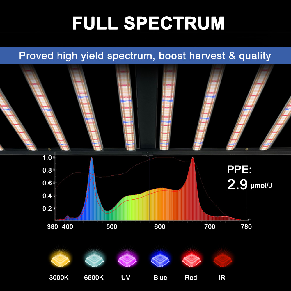 SLTMAKS 8x6FT 4X6FT 1000W Grow - Led Grow Light ulasan dan harga