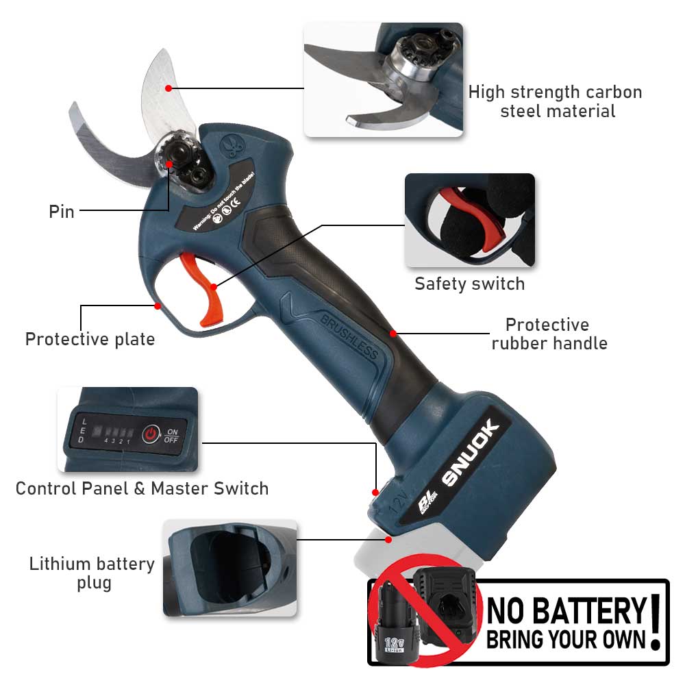 SNUOK 12V Brushless Electric P - Gardening Tool Diy ulasan dan harga