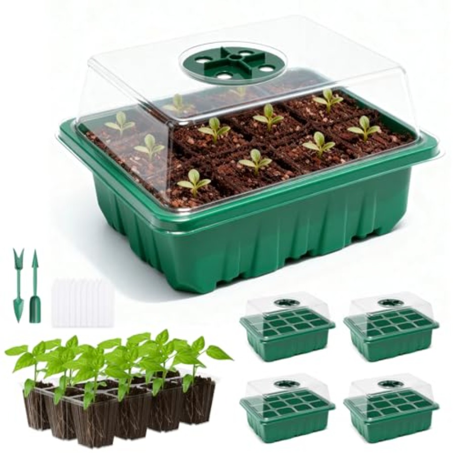 5 Packs Seed Starter Tray with - Seed Starter Trays ulasan dan harga