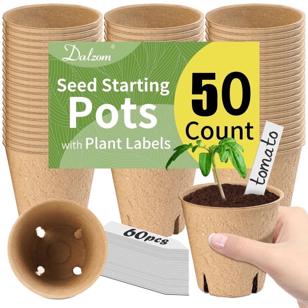 50PCS Biodegradable Plant Star - Seed Starter Trays ulasan dan harga