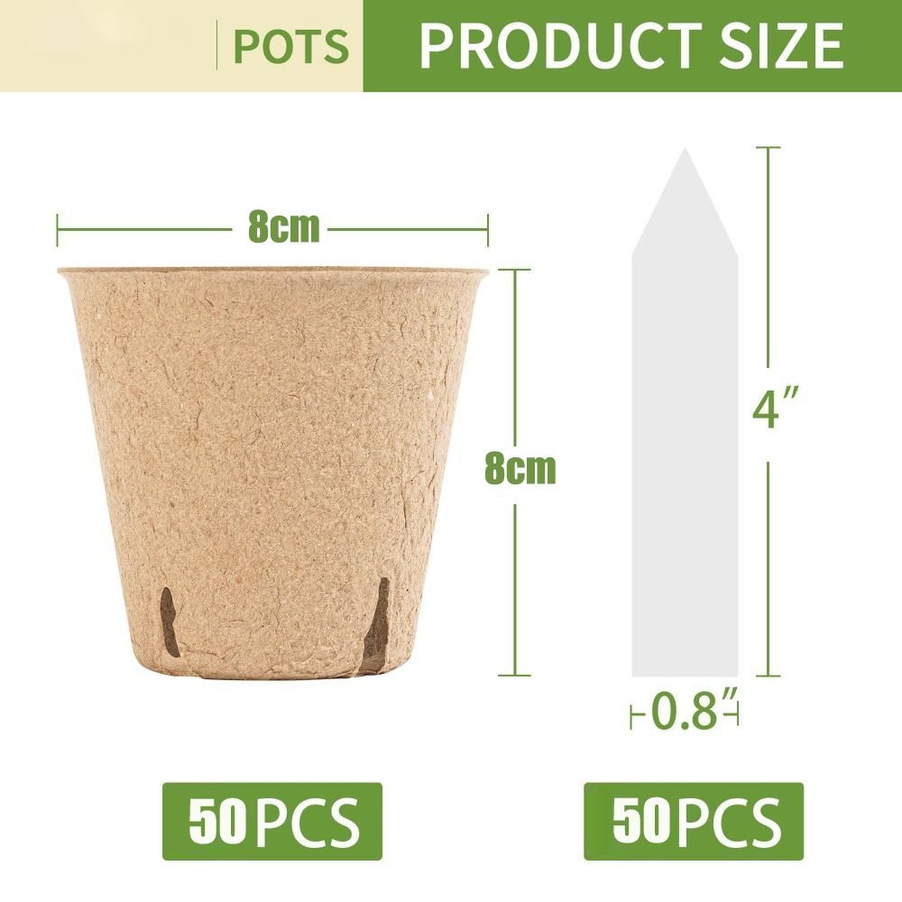 50PCS Biodegradable Plant Star - Seed Starter Trays ulasan dan harga